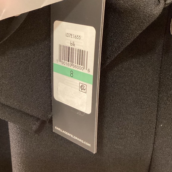 NWT Black Ruffle Karl Lagerfield dress 🖤👗 - Picture 12 of 14